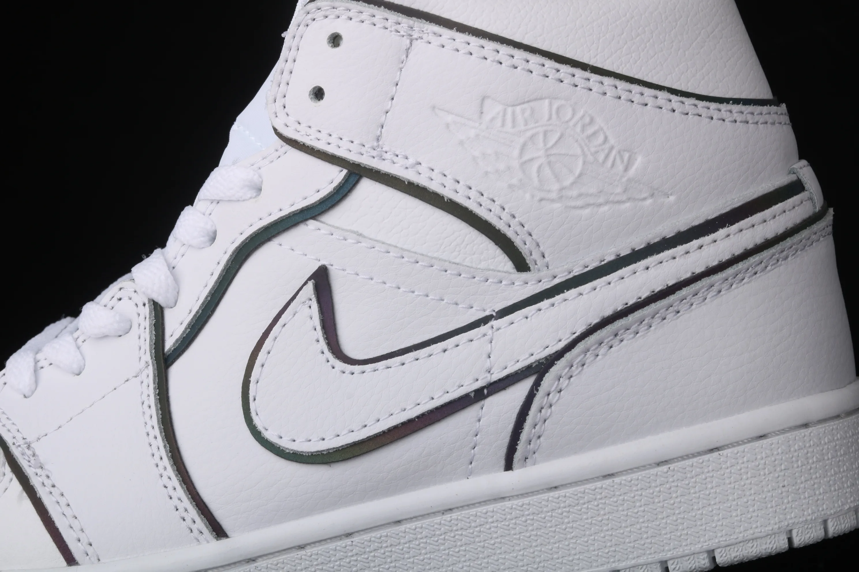 All categories Air Jordan Jordan series basketball shoes Air Jordan 1 Mid Air Jordan 1 Ret Hi Prem AJ1 Joe 1 cool laser stripes basketball shoes CK6587-100